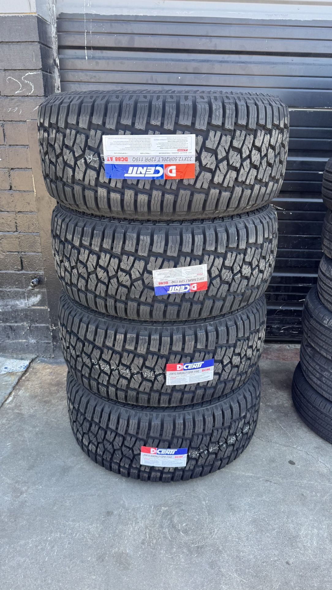 33x12.50R20 RT TIRES FOR SALE