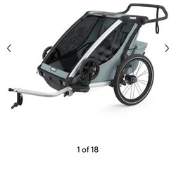 Thule Chariot Cross Stroller/Bike Trailer w/ Jogging Attachment