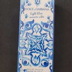 DOLCE & GABBANA LIGHT BLUE SUMMER VIBES 