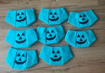 Teal pumpkin baskets
