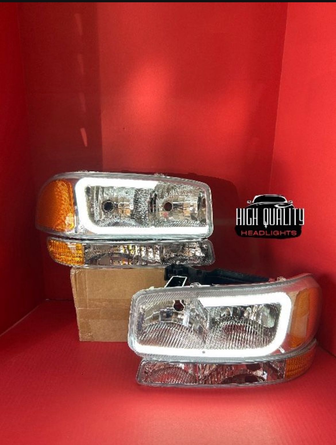 Gmc Sierra 1999. 2006 headlights.