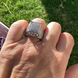 Stunner 💎 Diamond Iced Out Ring 