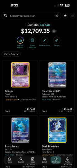 Pokemon collection