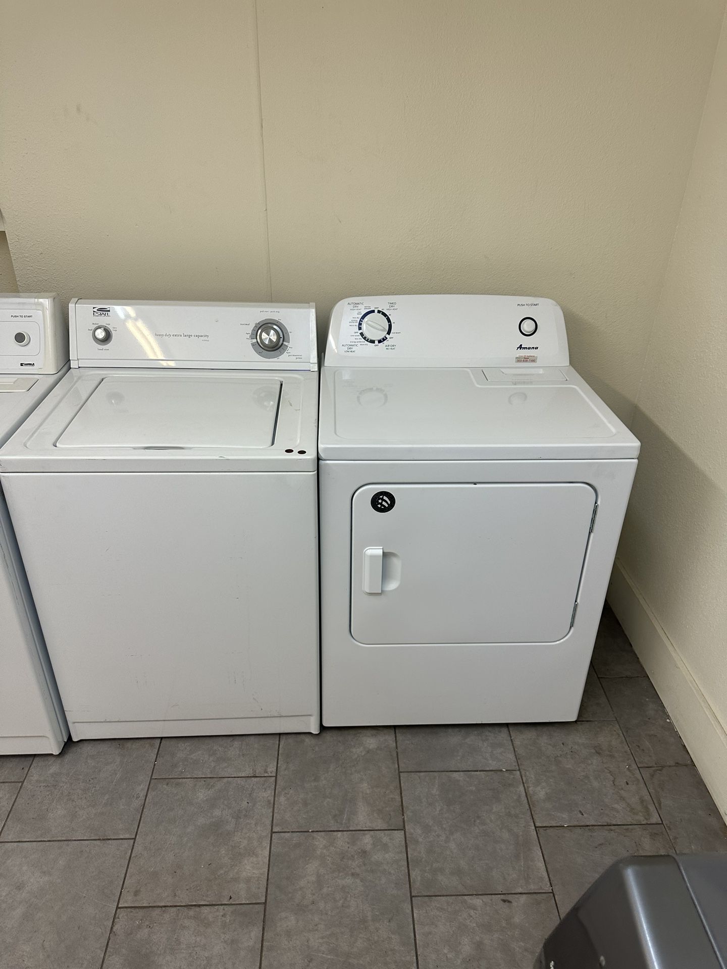 Washer And Dryer 220.v 3 Months Warranty 