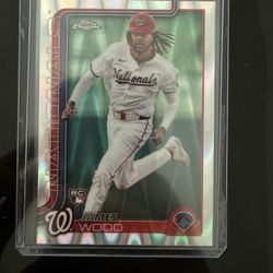 James Wood Rookie Card Refractor 
