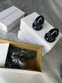 Semi Wheel Lug Caps Gloss Black 