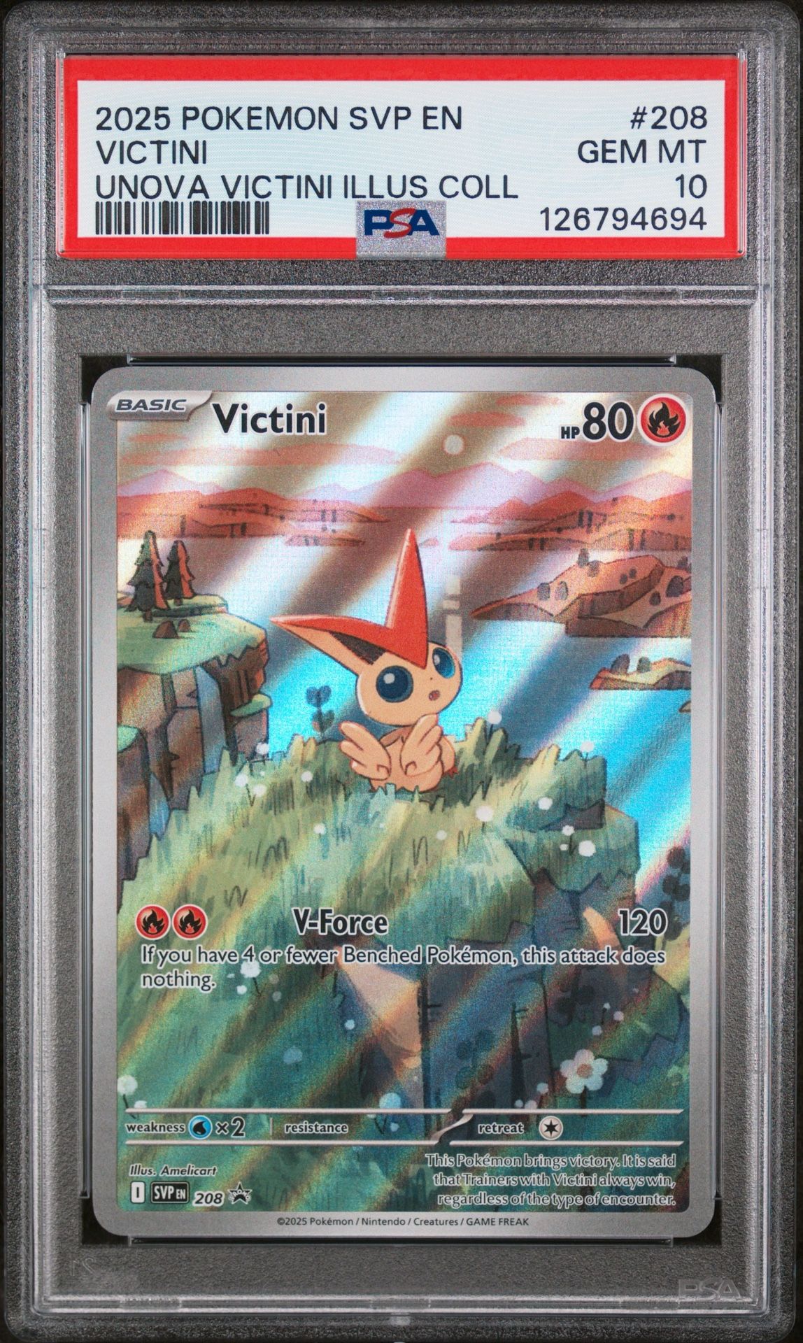 Victini Illustration Collection Promo PSA 10