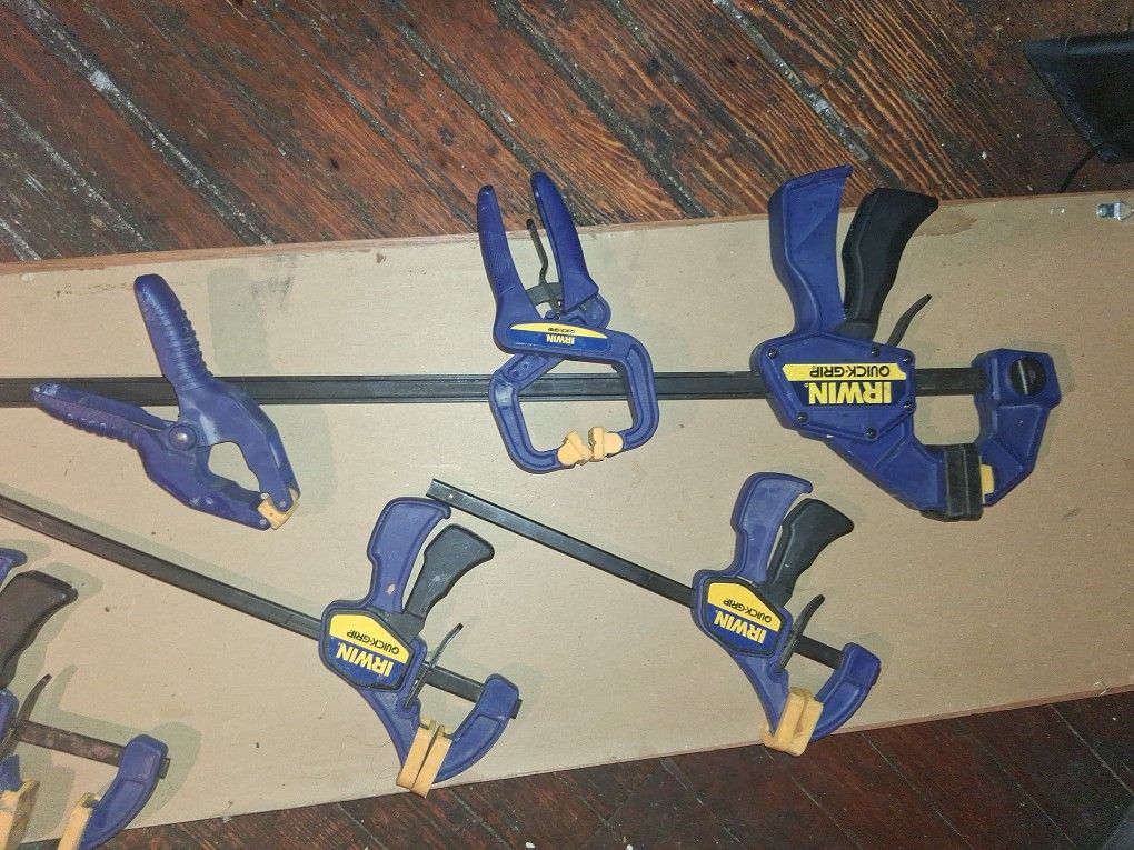 6 irwin speed grip clamps