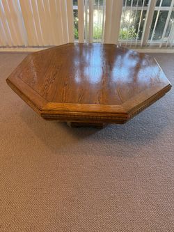 Large Oak Coffee Table