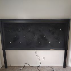 Black Bed Frame Head Board Foot Board And Rails 140 Cash Takes It