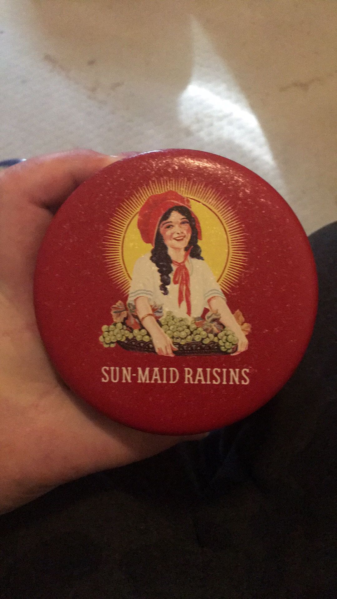 Sun- Maid Raisins Antique Tin 
