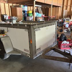 Heavy duty trailer.  Ready for work.