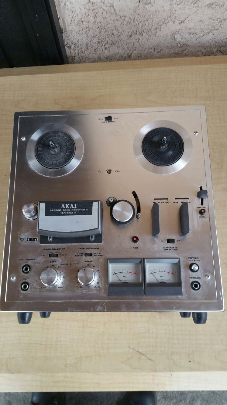 AKAI 1722-II Stereo Reel to Reel Tape Recorder for Sale in Rosemead, CA -  OfferUp