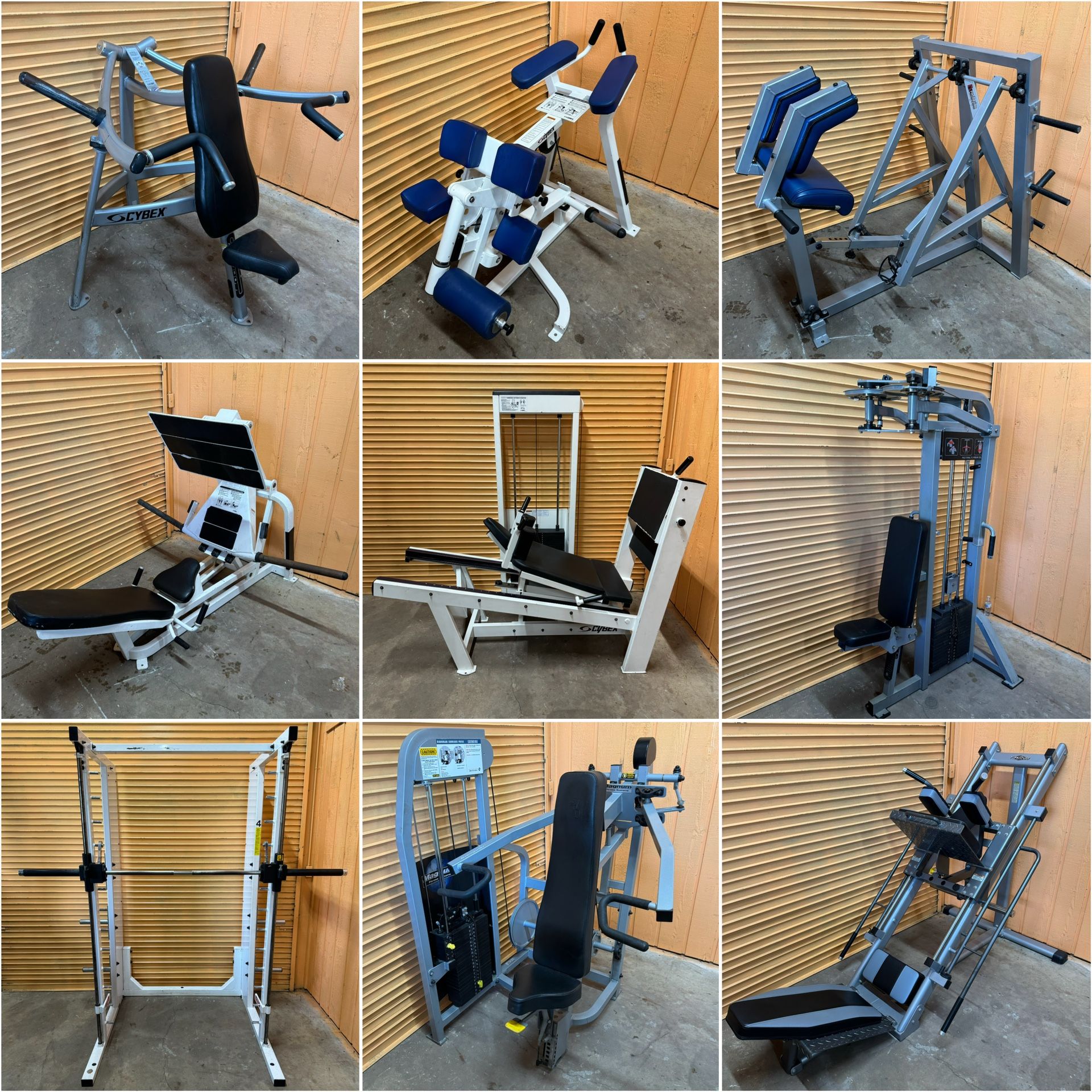 Tons of Commercial Gym Equipment- Squat Rack, Functional Trainer, Weight Bench, Leg Press, Dumbbell Etc