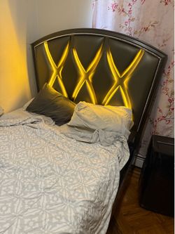 Household items, such as couches, beds, dressers, Ac