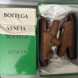 Bottega Veneta Braided Suede Sandals Size 7