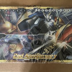 Digimon Card Game 2nd Anniversary Omnimon Omegamon Official TCG Playmat