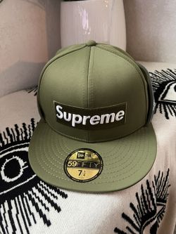 NEW Supreme WINDSTOPPER Earflap Box Logo New Era cap