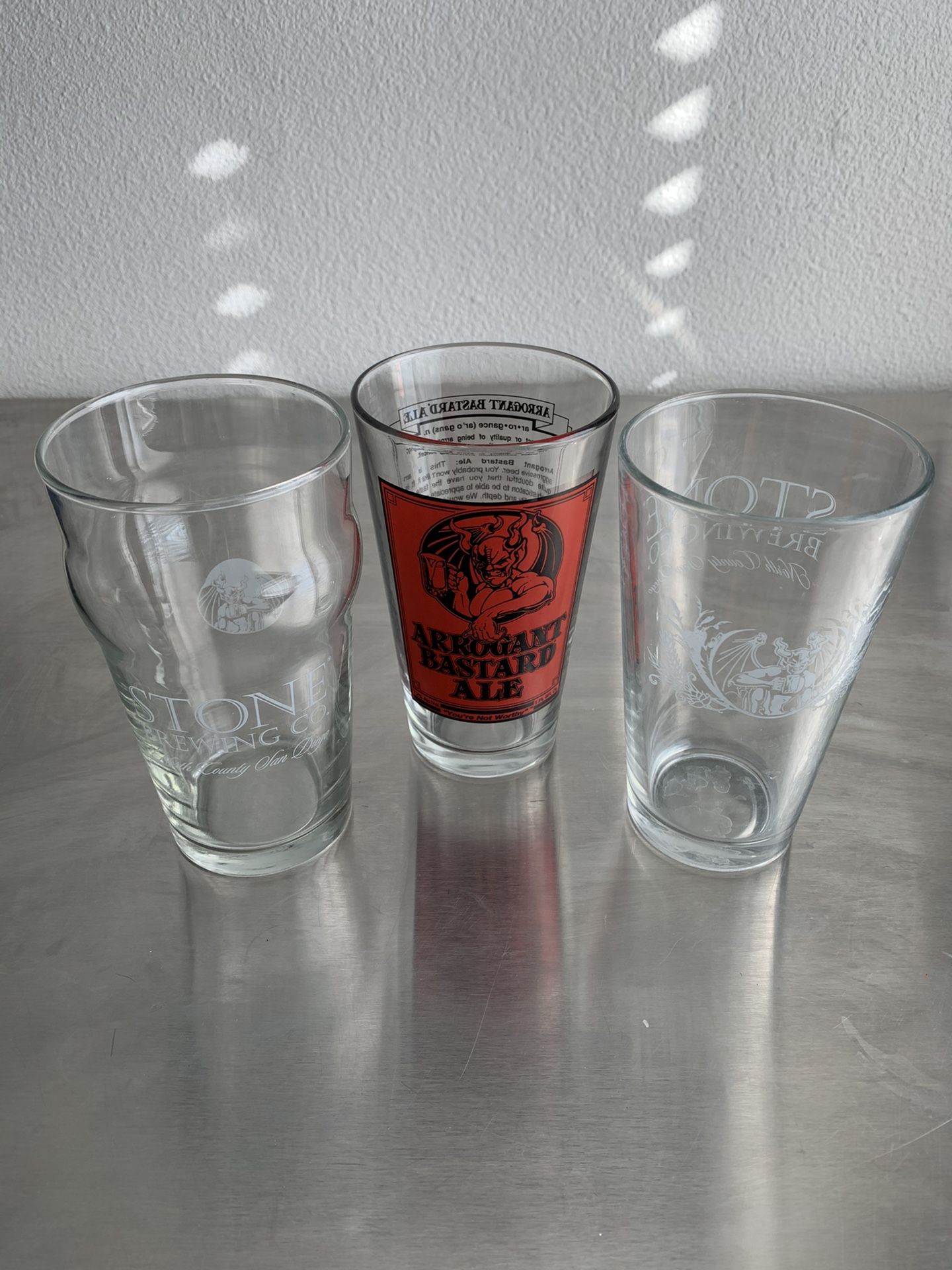 Stone Brewery Collectable Glasses