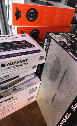 Car audio and alarms for sale