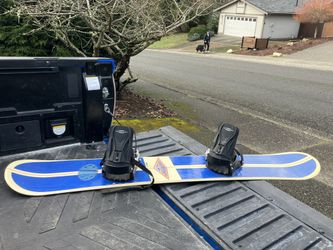 Snowboard 160  Cm with Bindings Snow Board Snow Skiing Snowboarding in Good Condition 