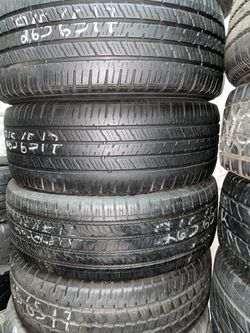 17” 4 used tires 265/65R17