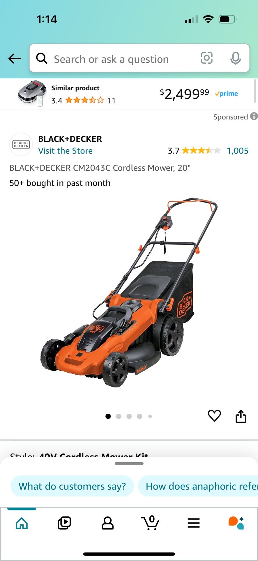 Electric Mower