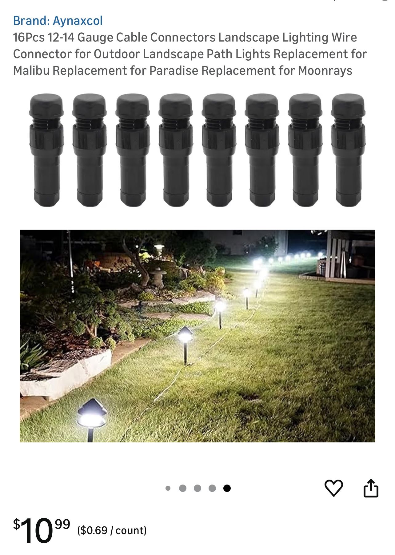 Landscape Wire Connectors 16 Pieces