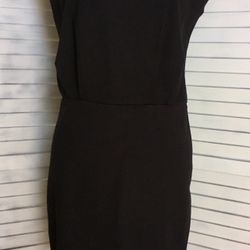 Black Sleeveless Dress, Medium 