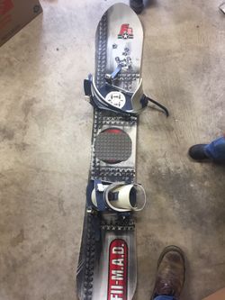 Snowboard square tail. 151cm