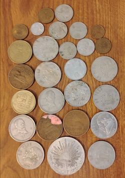 Mexico Mexican 27 vintage old coins