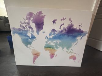 World Map Canvas
