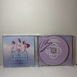 Rei Ami signed k pop demon hunters cd