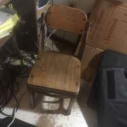 Vintage school chair
