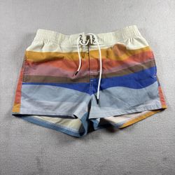 Faherty Board Short Women’s Size Small Colorful Coastal Beach Vacation #3F