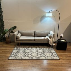 West Elm Monroe Sofa in Pearl Gray