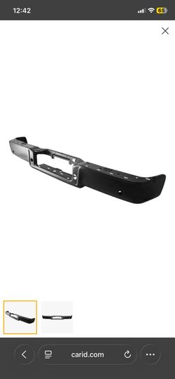 Rear step bumper face bar