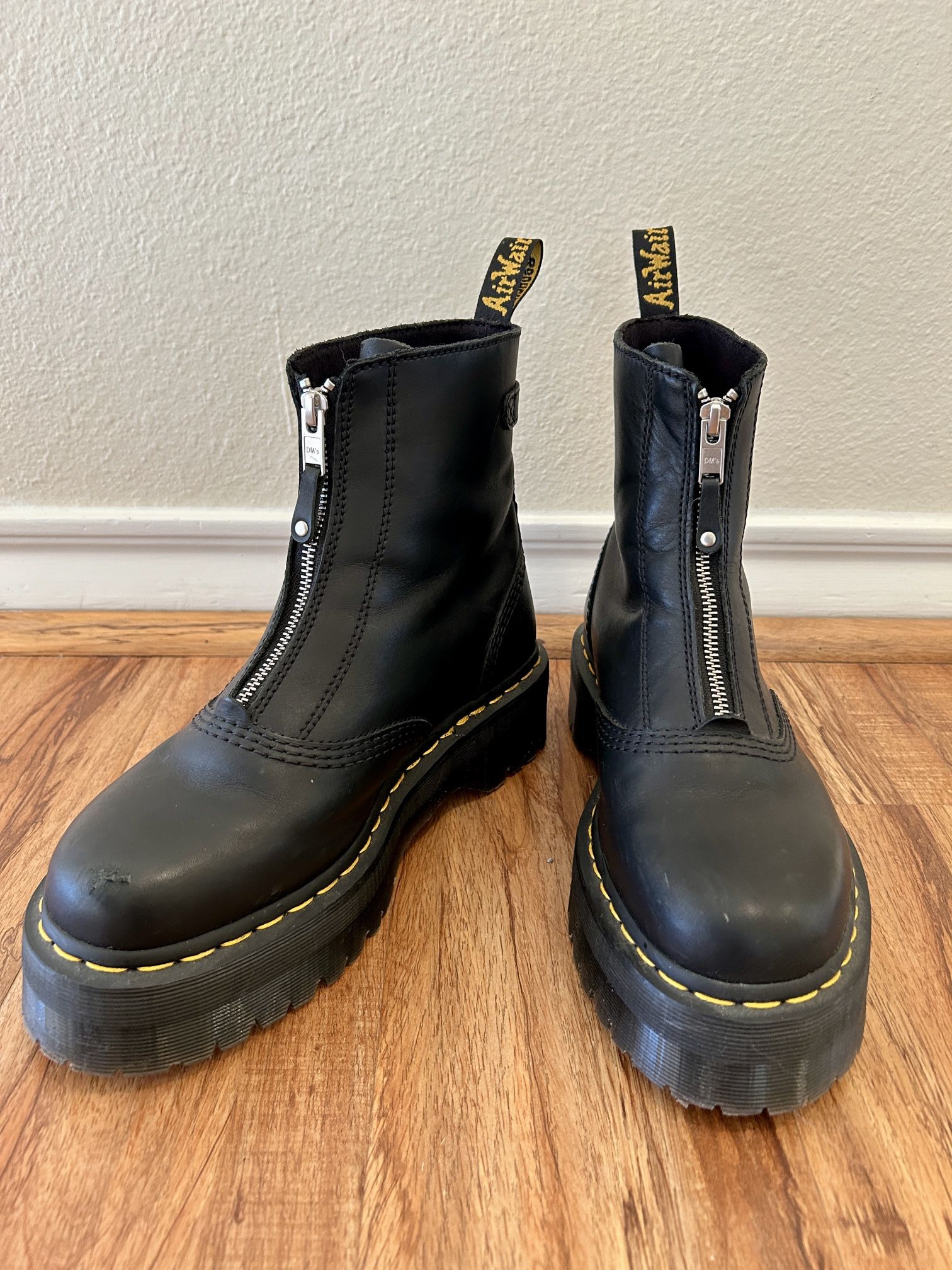 Dr. Martens Jetta Sendal Leather Boots 