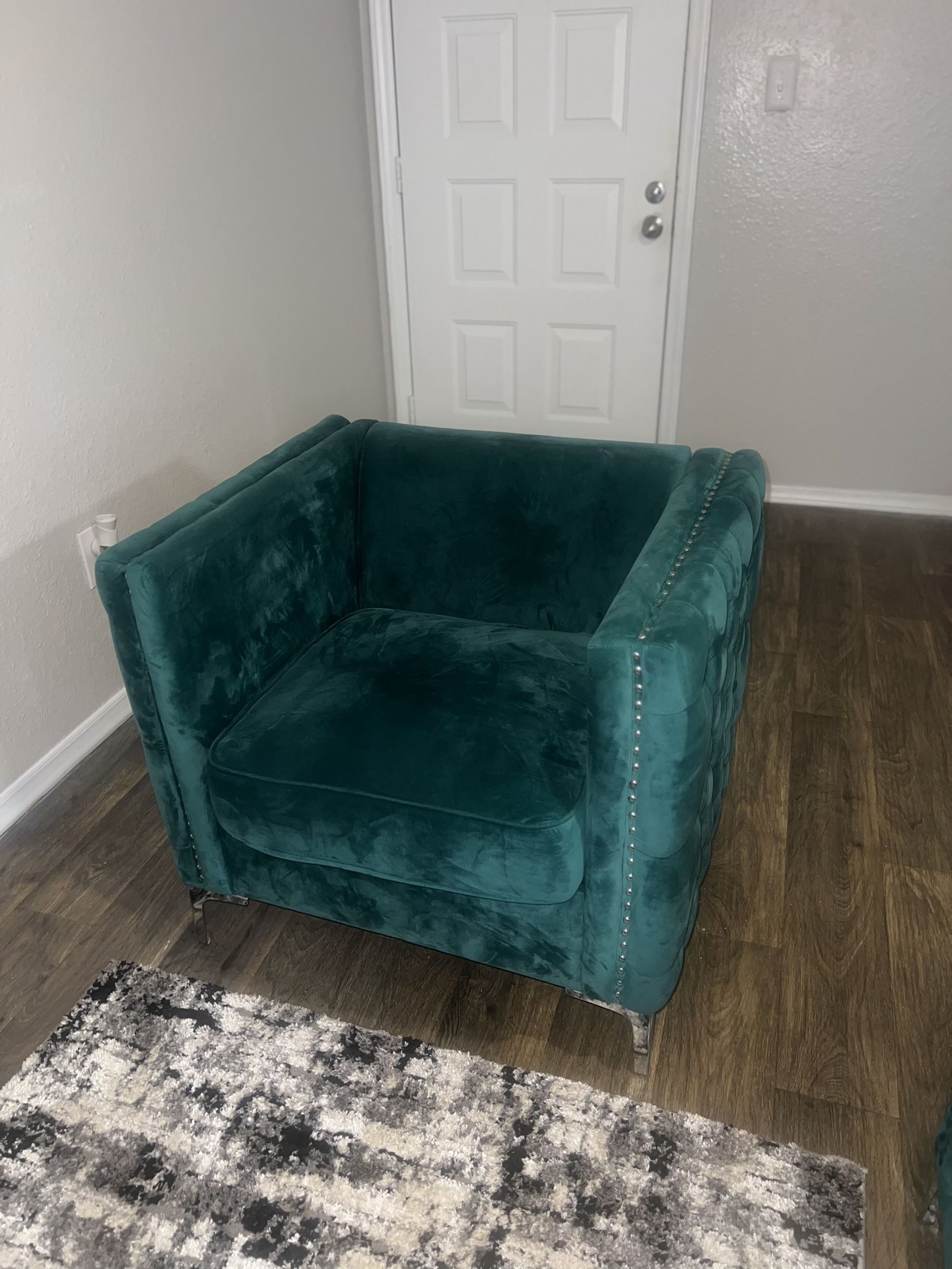Green Velvet Chair