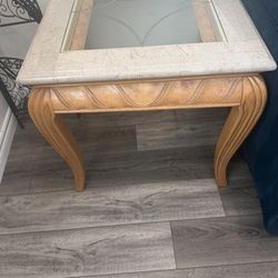 Glass End tables