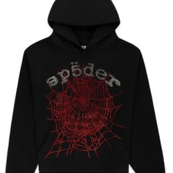 SP5DER HOODIE RHINESTONE