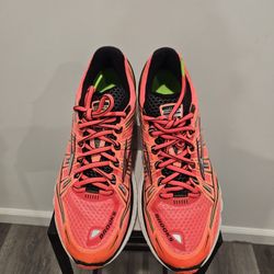 Brooks Transcend Running Shoes - Orange/Black - Men's Size 8.5 US