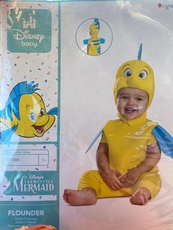 Disney Baby Flounder Infant Costume 12-18M