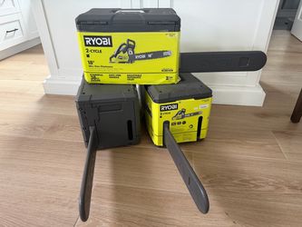 Ryobi 18” gas chainsaw