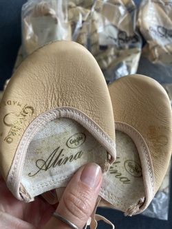 Rhythmic Gymnastics Half Shoes - Beige