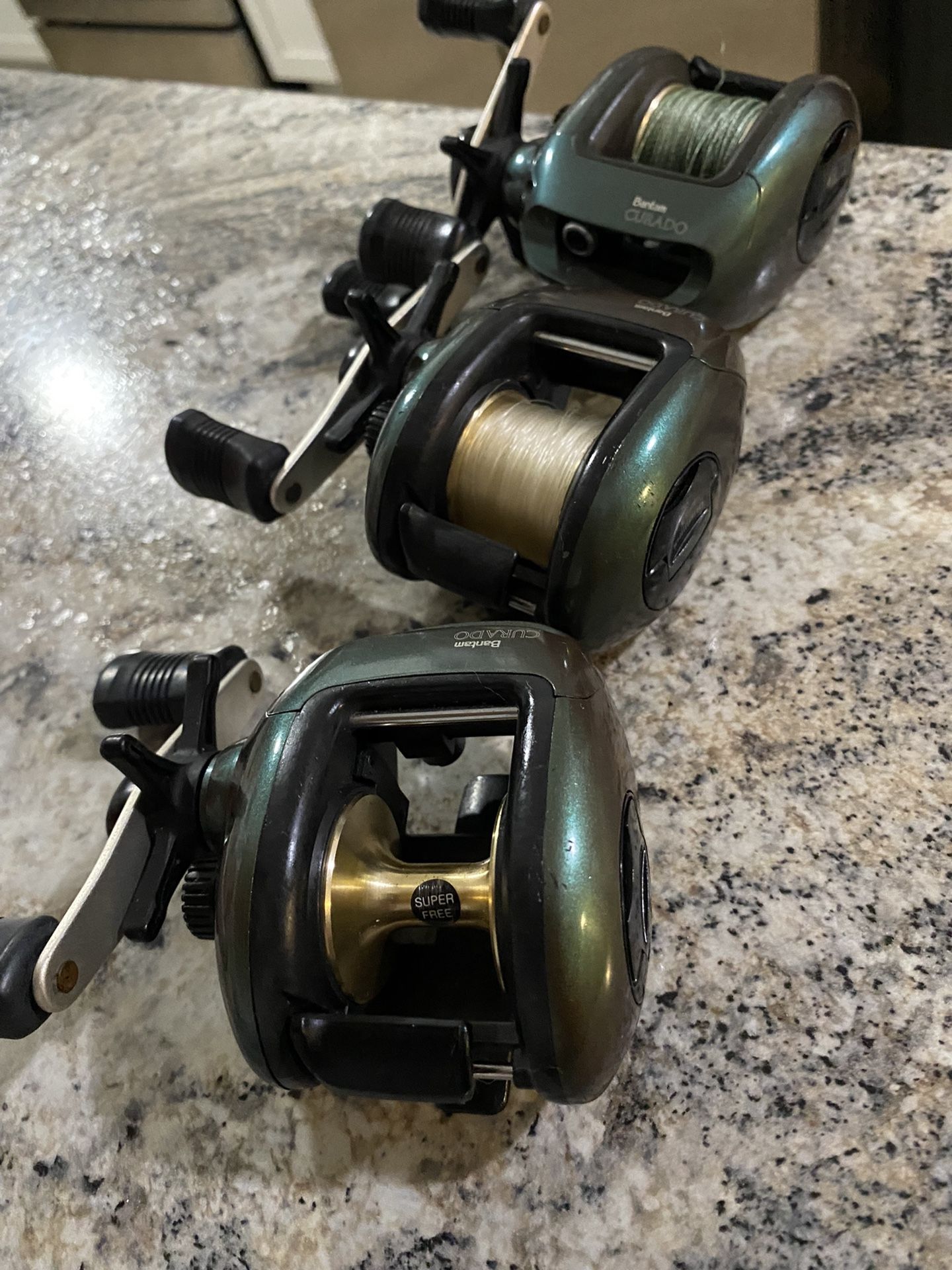 shimano bantam curado 201 M Casting Reel 201XG 8.5:1 LH Shimano Curado Bantam Left hand