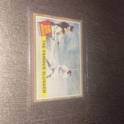 Baseball Card/ Babe Ruth