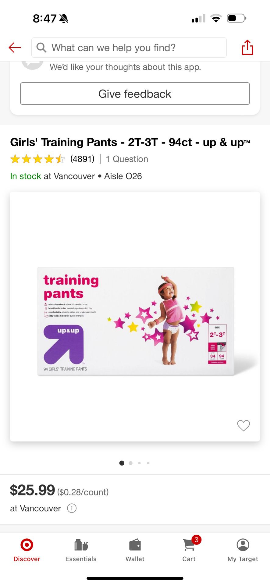 Up&up Training Pants/diapers