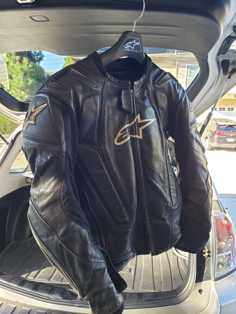 Alpine Stars Leather Motorcycle Jacket