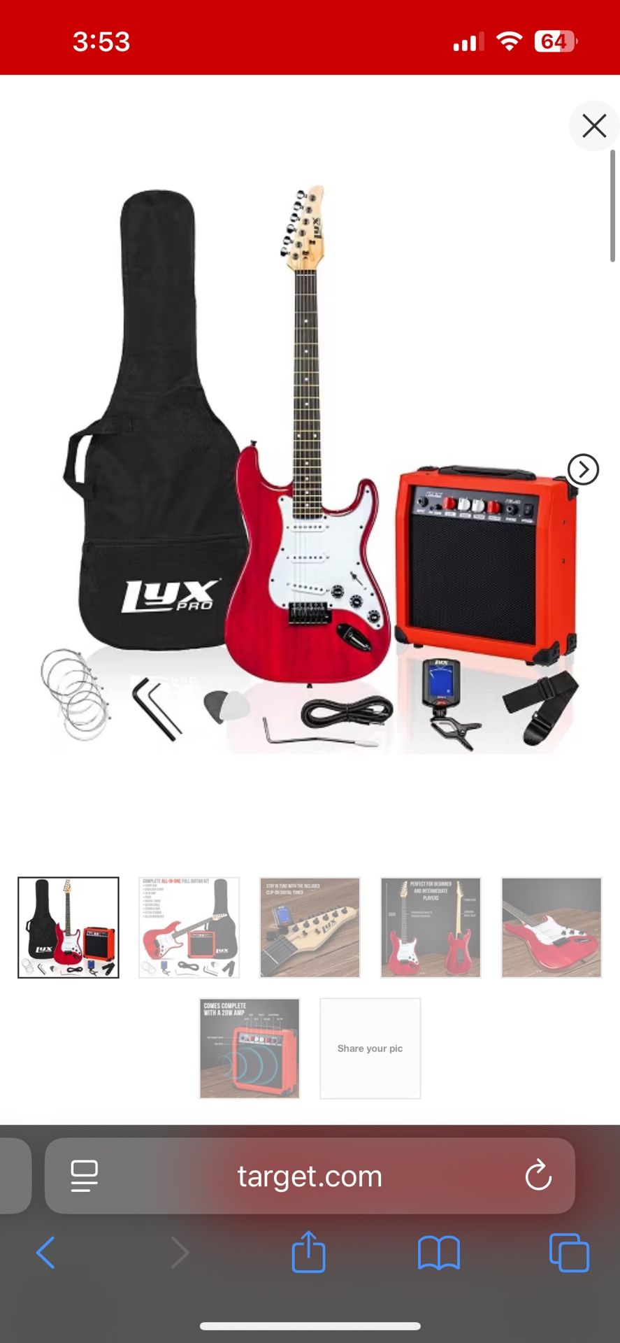 Lyx Guitar Only Nothing With Bag